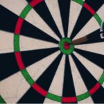 Bullseye on a dart board